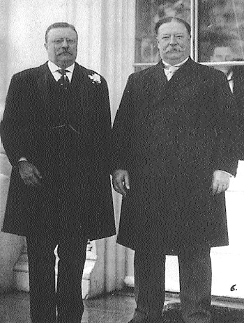 William Taft and Theodore Roosevelt