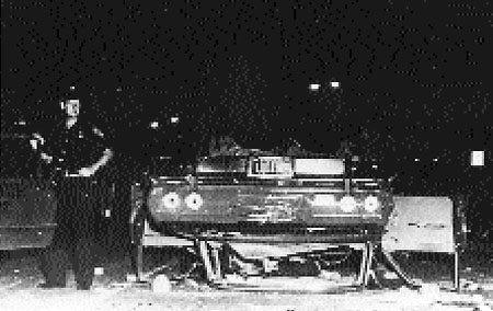 Police Chief William Lombard's car